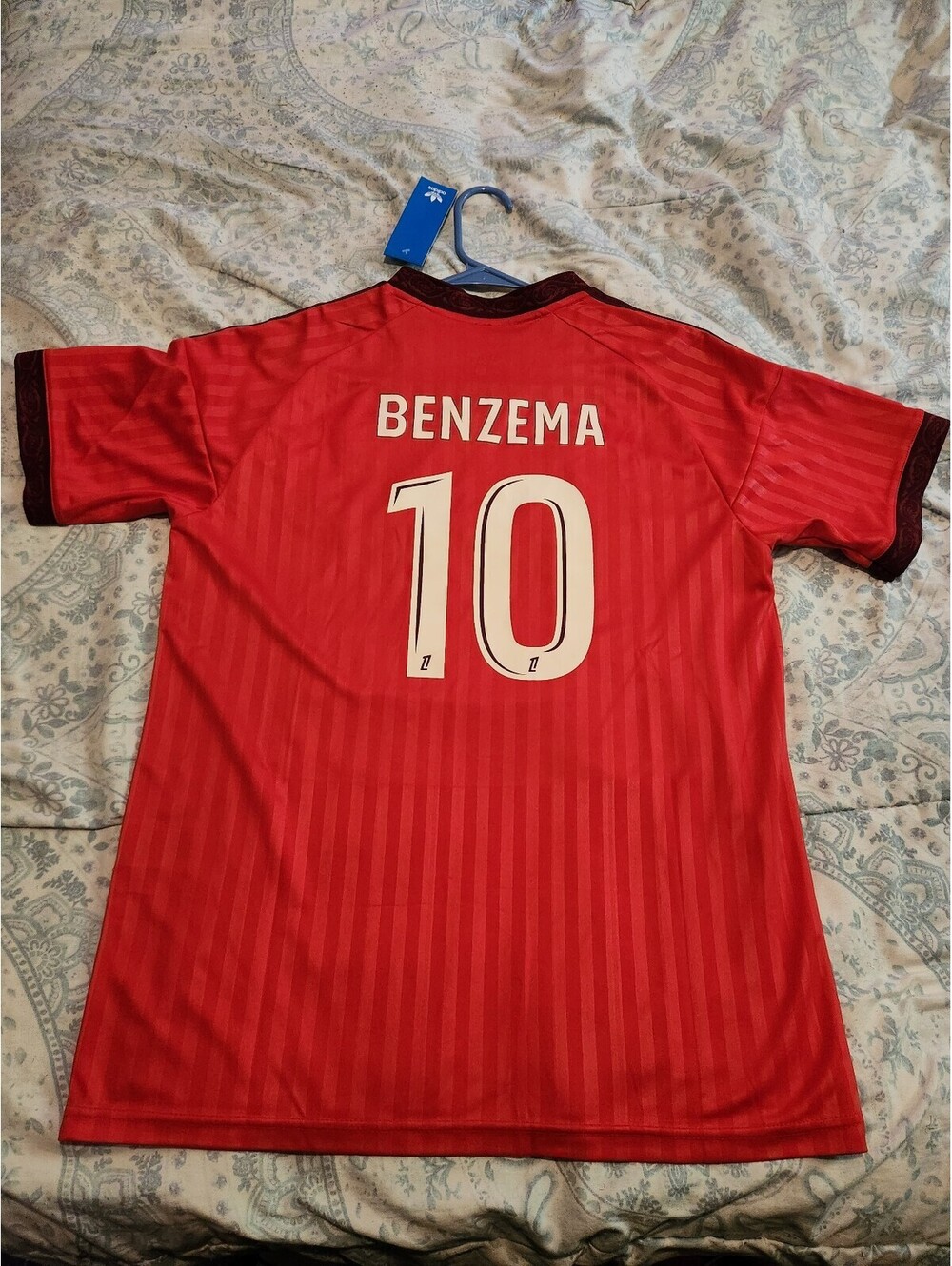Olympique Lyonnais 2026/2027 Benzema Lyon France Away Soccer Jersey Size L